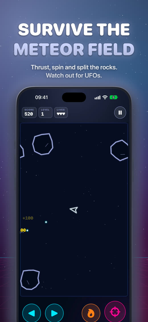 Meteor Field on iPhone