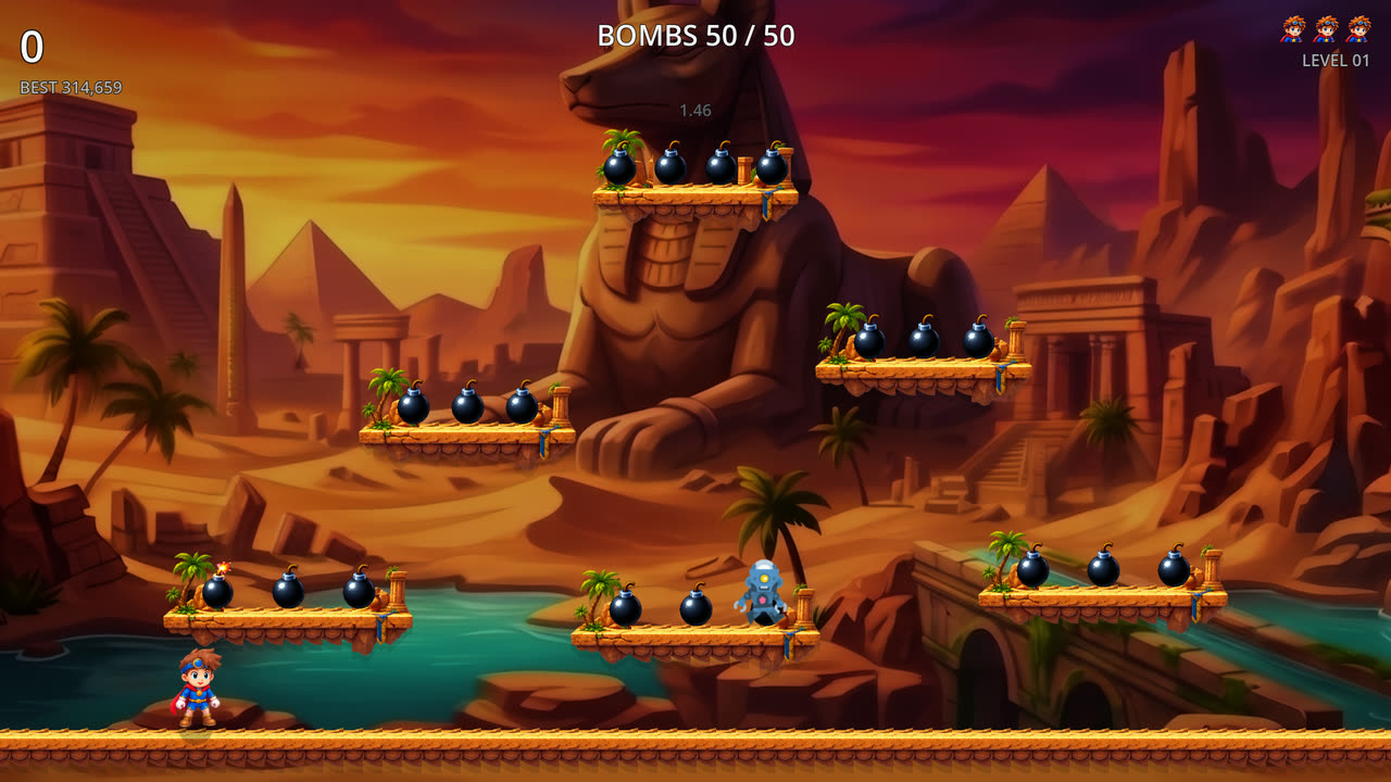 Arcade 01 — Endless Dunes, in Desert Ruins