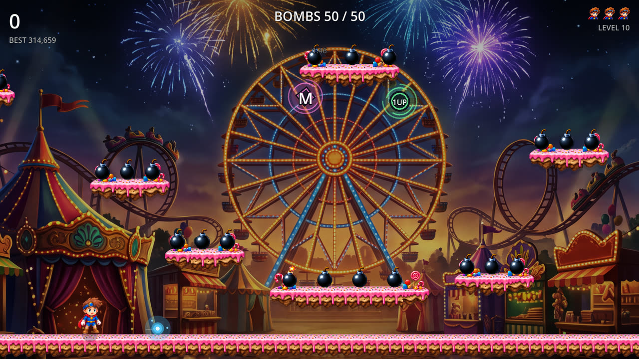 Arcade 10 — The Circuit, in Night Carnival