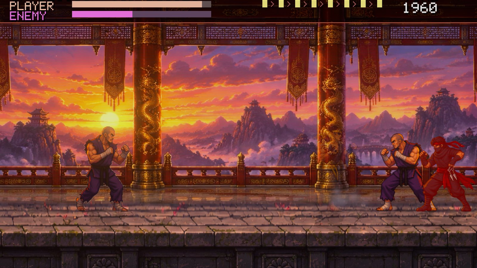 The final boss at the sunset palace