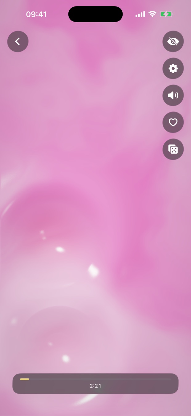 Pink slime texture being pressed