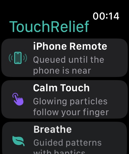 Watch app home