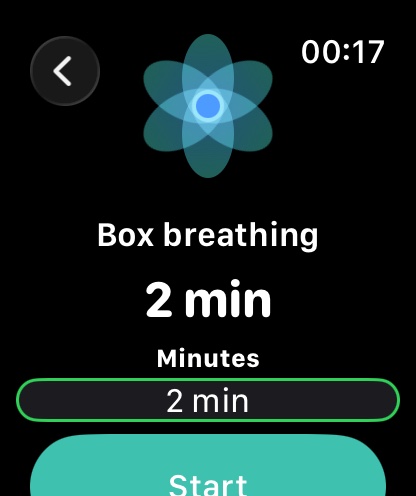 Breathing on Apple Watch